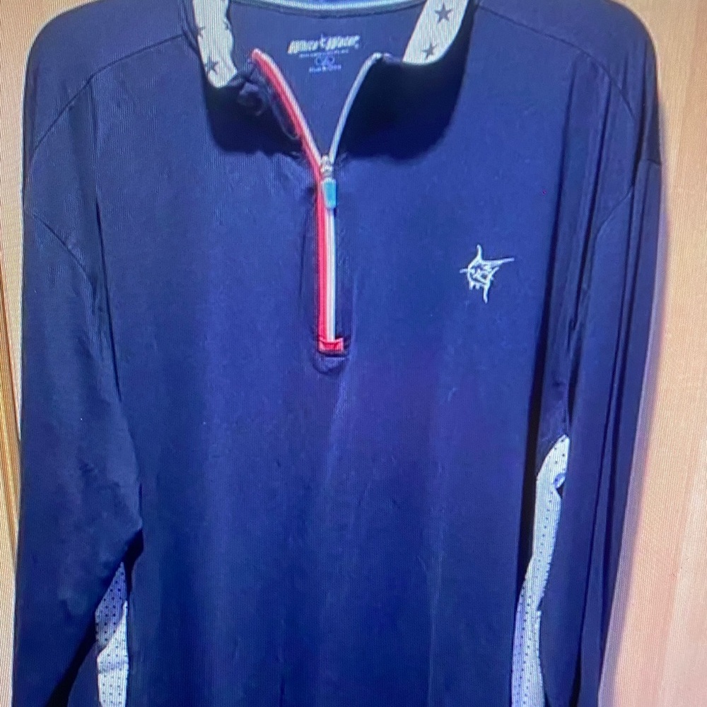 Men's Navy Lightweight Pullover by [Brand]